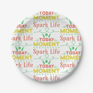 Prato De Papel Momento Atual, Saco de Tote Life Spark
