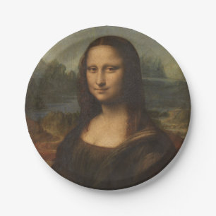 Prato De Papel Mona Lisa Leonardo Da Vinci