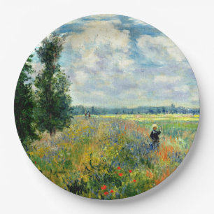 Prato De Papel Monet - Campo de Papoulas, Argenteuil