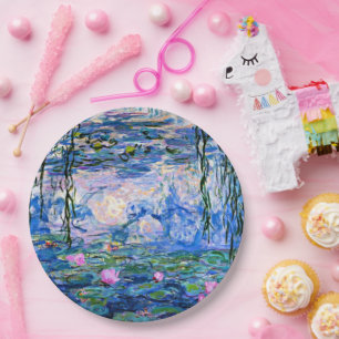 Prato De Papel Monet - Lírios De Água, 1919,