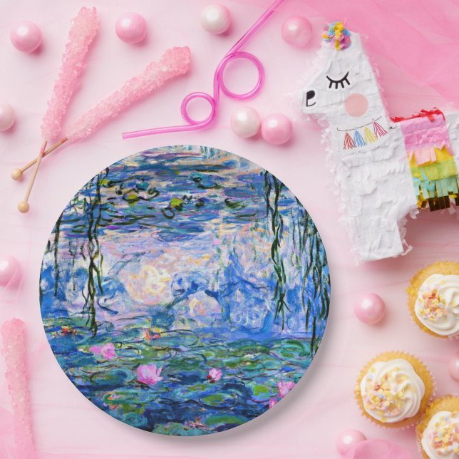 Prato De Papel Monet - Lírios De Água, 1919, (Festa)