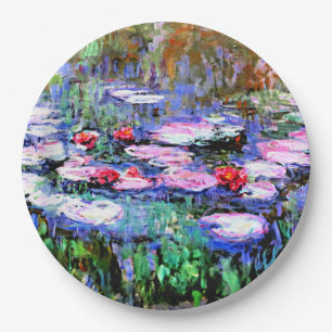 Prato De Papel Monet - Los Nenutaris (lírios) 