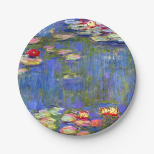 Prato De Papel Monet Water Lily 