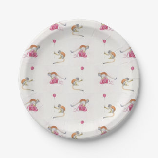 Prato De Papel Monkey Party Birthday Paper plates Papieren Bordje