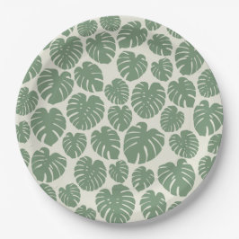 Prato De Papel Monstera - Verde
