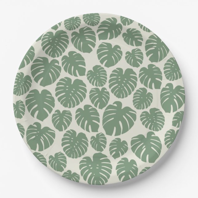 Prato De Papel Monstera - Verde (Frente)