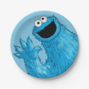 Prato De Papel Monstro no final desta história Cookie