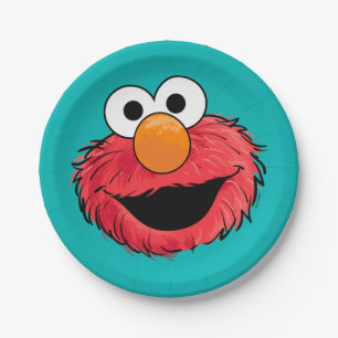 Prato De Papel Monstro no final desta história Elmo