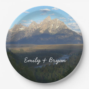 Prato De Papel Montanhas Jackson Hole (Grande Parque Nacional de 