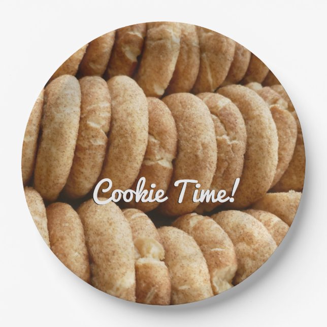 Prato De Papel Montes de Snickerdoodles (Frente)