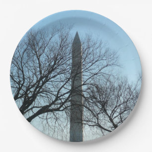 Prato De Papel Monumento a Washington em Fotografia Viagem de inv