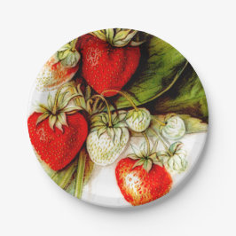 Prato De Papel Morango