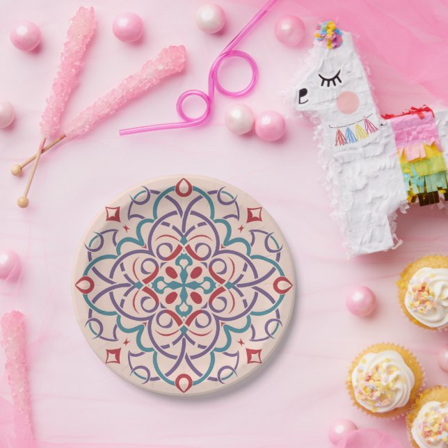 Prato De Papel Mosaico andaluz marroquino (Festa)