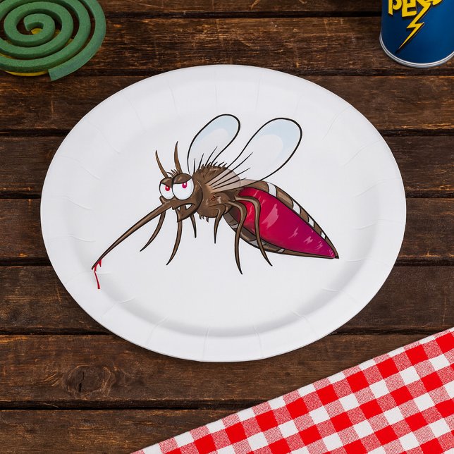 Prato De Papel Mosquito de Desenho Animado (Criador carregado)