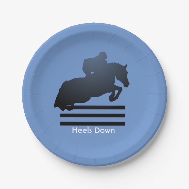 Prato De Papel Mostre o jumper limpando um obstáculo. (Frente)