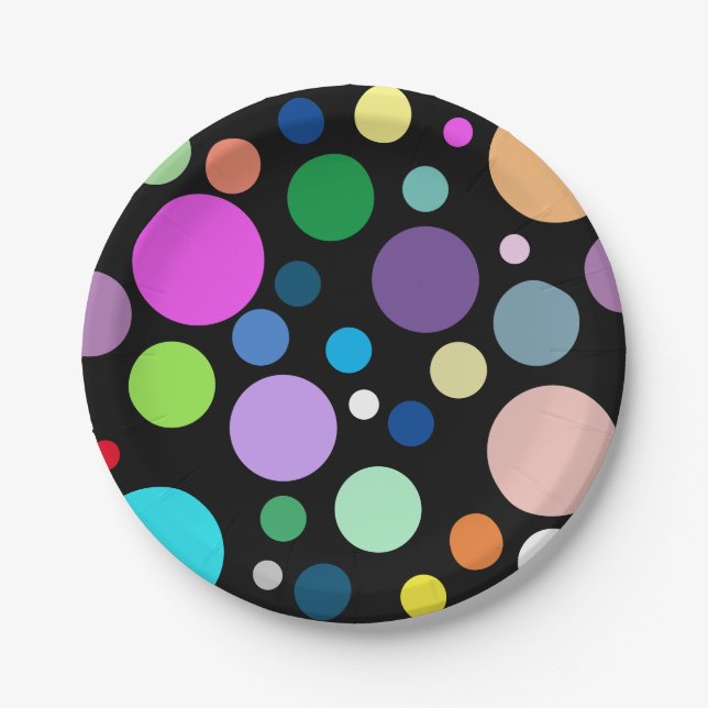 Prato De Papel motif rond (Frente)