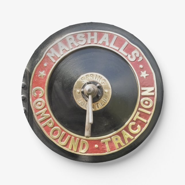 PRATO DE PAPEL MOTORES DE TRAÇÃO (Frente)