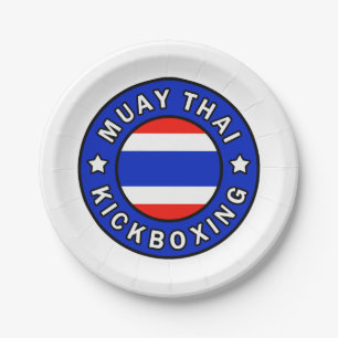 Prato De Papel Muay Thai