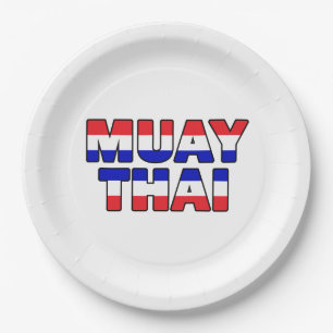 Prato De Papel Muay Thai