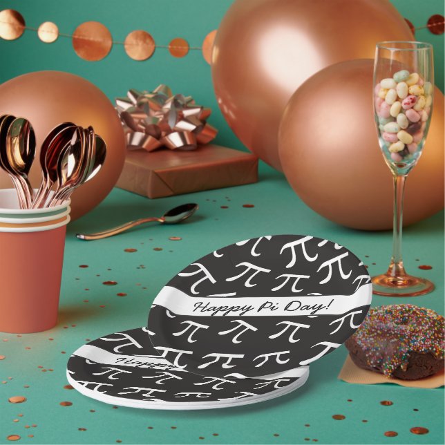 Prato De Papel Muitas Pi - Matemática - Feliz papel para o dia de (Múltiplo)