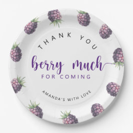 Prato De Papel Muito obrigado.