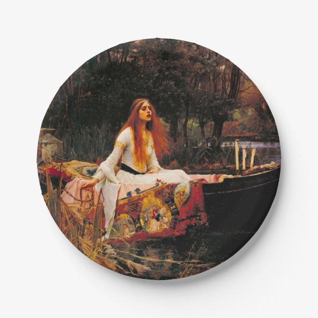 Prato De Papel Mulher-d'água de Shalott (Frente)