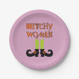 PRATO DE PAPEL MULHER WITCHY!