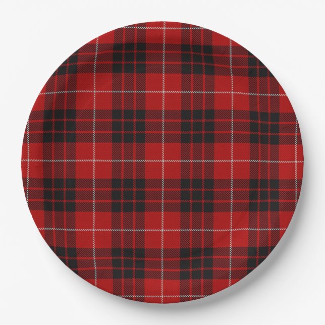 Prato De Papel Munro Tartan (Frente)