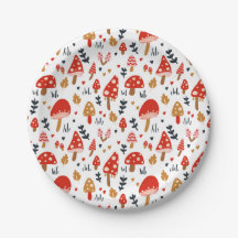 Mushroom Woodland Kathrin Legg Red Mushroom