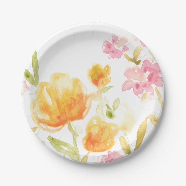 Prato De Papel Música Floral I (Frente)