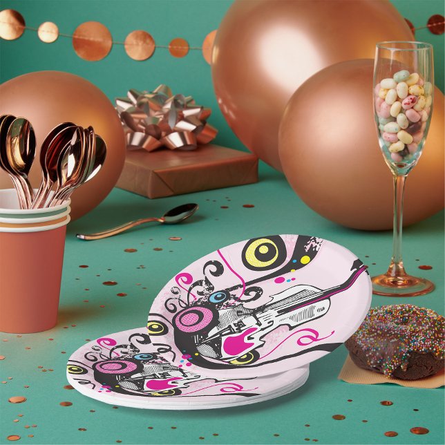 Prato De Papel Música Violina (Criador carregado)