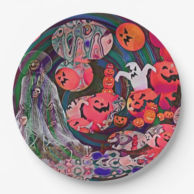 Prato De Papel My Super Halloween V3 (Frente)