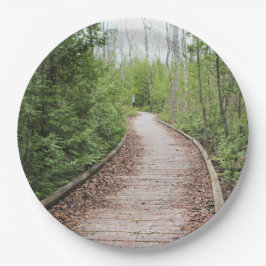 Prato De Papel Na floresta - Chapas de Papel