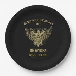 Prato De Papel Na Memória, Funeral Do Motorbike Rider