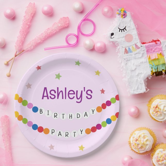 Prato De Papel Na minha Festa de aniversário da Era Bracelet de A (Festa)