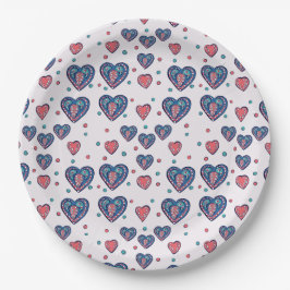 Prato De Papel Namorados Art