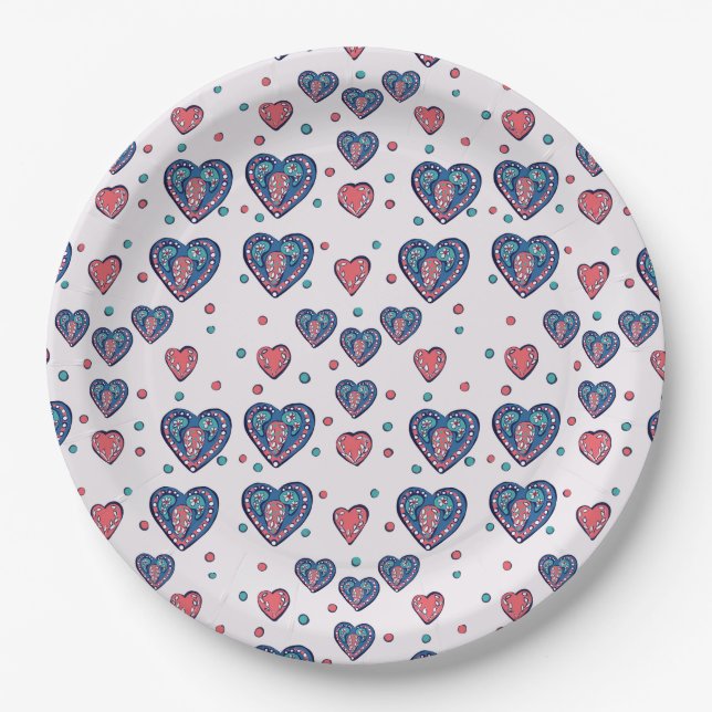 Prato De Papel Namorados Art (Frente)