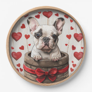 Prato De Papel Namorados - Buldogue Francês