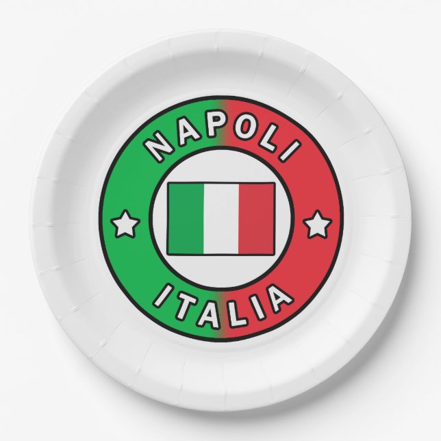 Prato De Papel Napoli Itália (Frente)