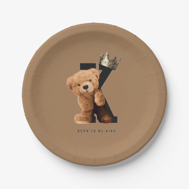 Prato De Papel Nascer de ser rei! (Frente)