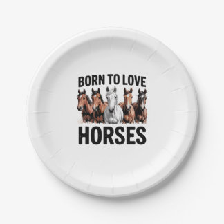 Prato De Papel Nascer para Cavalos de Amor