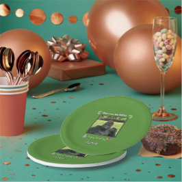 Prato De Papel Nascido para Ser Selvagem Diversão no Aniversário 