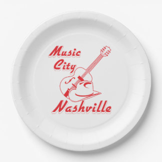 Prato De Papel Nashville. Cidade da música