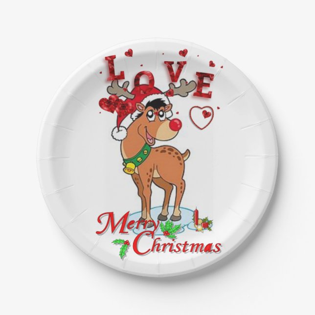 Prato De Papel Natal (Frente)