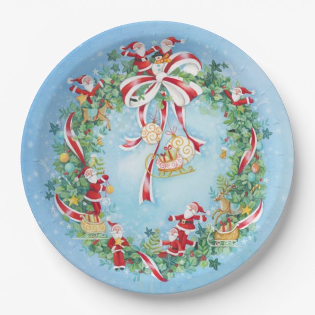 Prato De Papel Natal (Frente)