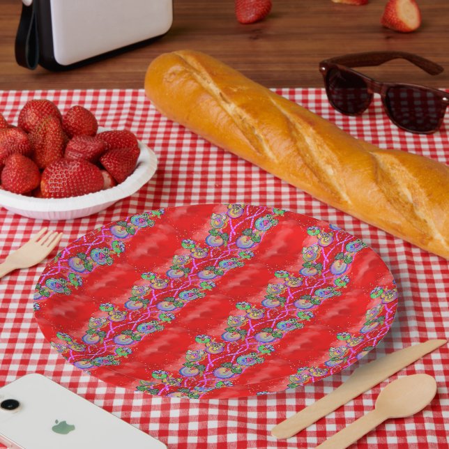 PRATO DE PAPEL NATAL (Piquenique)