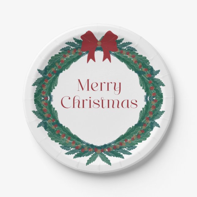 Prato De Papel Natal (Frente)
