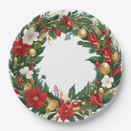 Prato De Papel Natal