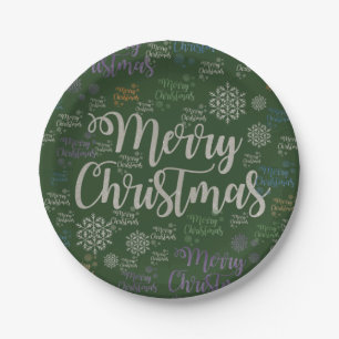 Prato De Papel Natal