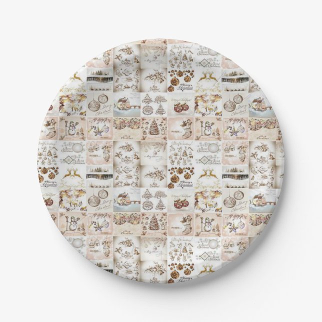 Prato De Papel Natal (Frente)